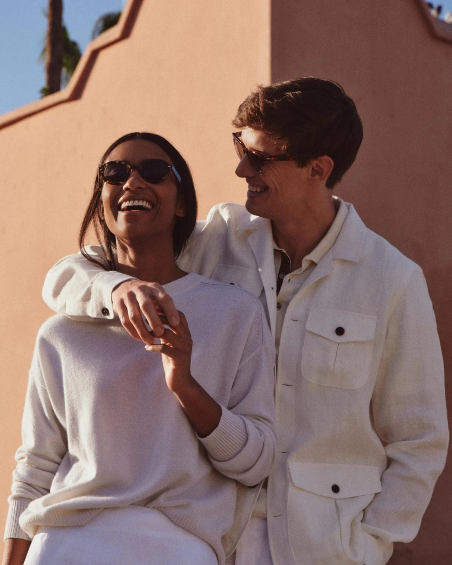 Women's Metal Trim Round Neck Jumper Ivory White Sparkle 12 Women's Metal Trim Round Neck Jumper Ivory White Sparkle - Image 10