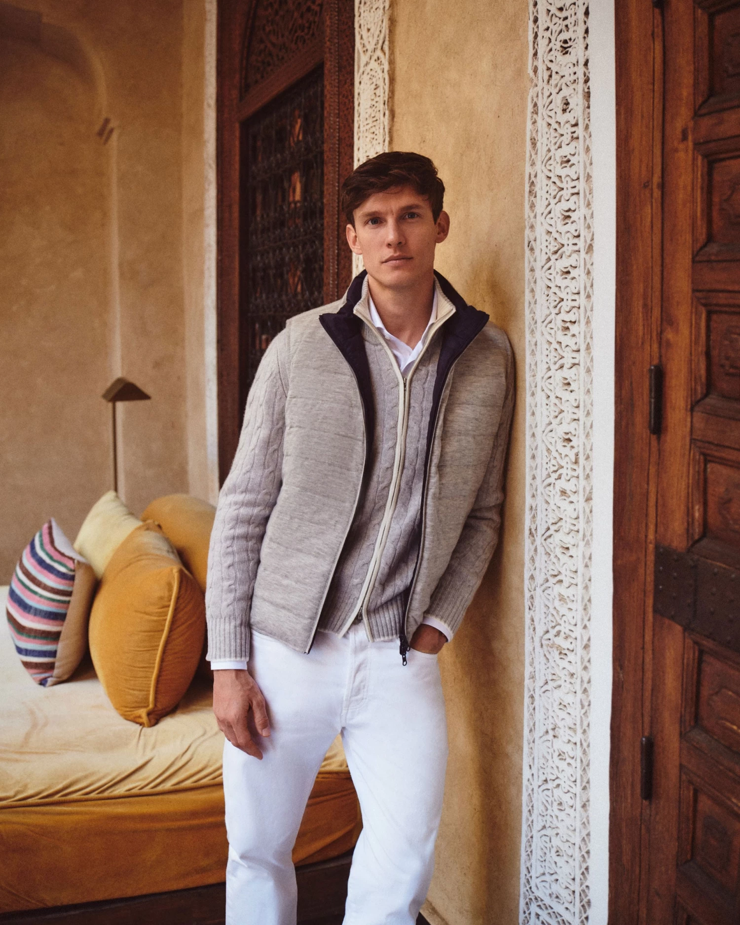 Men's Strand Down Gilet Fumo Grey 8 Men's Strand Down Gilet Fumo Grey - Image 6