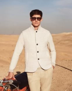 Men's Diagonal Stripe Half Zip Cashmere Jumper Sand Brown 18 Men's Diagonal Stripe Half Zip Cashmere Jumper Sand Brown -Cozy Fashion Shop 2311 AS NPEAL 49 3102