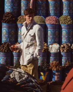 Men's Hampton Linen Jacket Beige Brown 19 Men's Hampton Linen Jacket Beige Brown -Cozy Fashion Shop 2311 AS NPEAL 62 3846