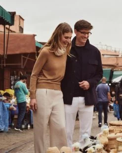 Women's Florence Linen Trouser Oat Brown -Cozy Fashion Shop 2311 AS NPEAL 64 4011 09909bb1 b35b 4f38 9685 212cc069eec7