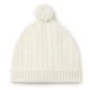 Cashmere Cable Hat New Ivory White