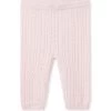 Cable Cashmere Leggings Pale Pink