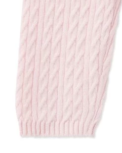 Cable Cashmere Leggings Pale Pink -Cozy Fashion Shop AW21 NPC000032 P33 4
