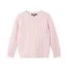 Cable Cashmere Jumper Pale Pink