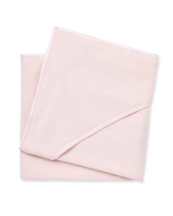 Baby Hooded Cashmere Blanket Pale Pink