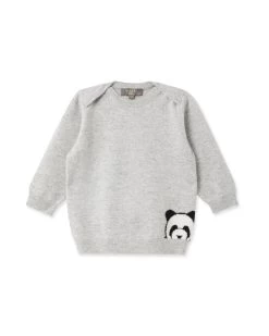Panda Cashmere Jumper Fumo Grey