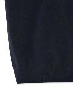 Boys Cashmere Slipover Navy Blue -Cozy Fashion Shop AW21 NPC000112R N69 4