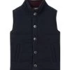 Boys Mall Cashmere Gilet Navy Blue -Cozy Fashion Shop AW21 NPC000219B NDP 1