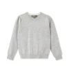 Girls Round Neck Cashmere Jumper Fumo Grey -Cozy Fashion Shop AW21 NPC000928B FNI 1 e4f46f85 229e 4f3d 92c6 ce83b57ffc50