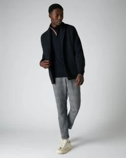 Men's Kensington Cashmere Cardigan Navy Blue -Cozy Fashion Shop AW21 NPG000116 N60 3