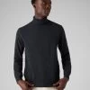 Men's Trafalgar Polo Neck Cashmere Jumper Dark Charcoal Grey