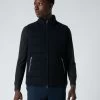 Men's Mall Quilted Cashmere Gilet Navy Blue -Cozy Fashion Shop AW21 NPG000219B NDC 1
