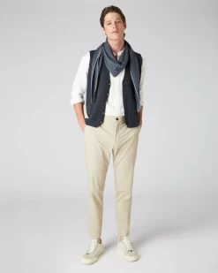 Men's Chelsea Cashmere Waistcoat Dark Charcoal Grey -Cozy Fashion Shop AW21 NPG000221 DKC 3