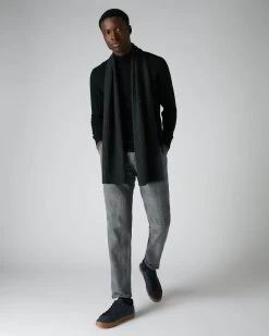 Men's Turtle Neck Cashmere Jumper Black -Cozy Fashion Shop AW21 NPG000450 BLK 3