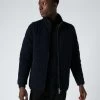 Men's Whistler Fur Quilted Jacket Navy Blue