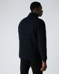 Men's Whistler Fur Quilted Jacket Navy Blue -Cozy Fashion Shop AW21 NPG000452 NNY 4