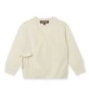 Wrap Cashmere Cardigan New Ivory White -Cozy Fashion Shop AW22 NPC000022 N68 1
