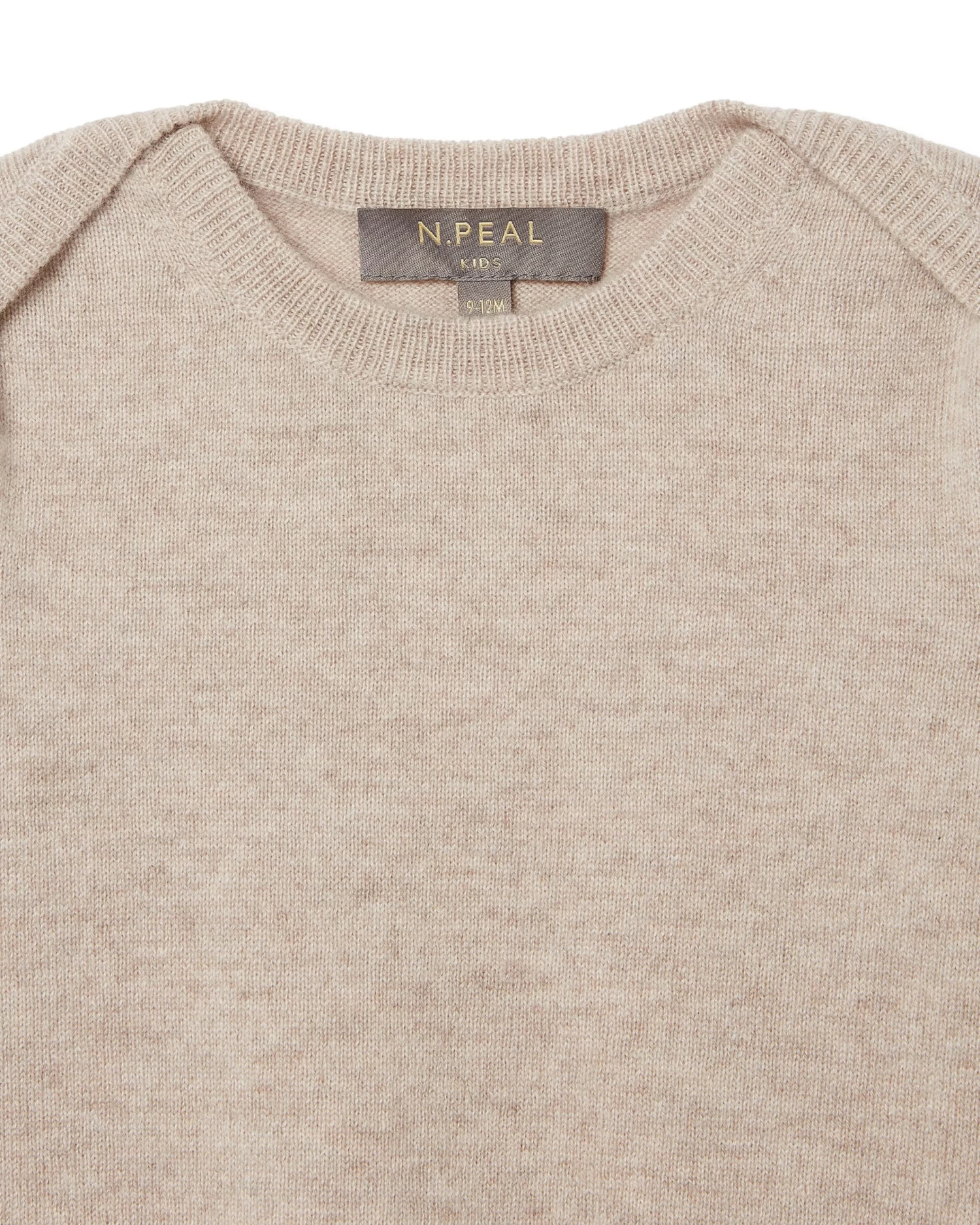 Bear Cashmere Jumper Light Oatmeal Brown 5 Bear Cashmere Jumper Light Oatmeal Brown - Image 4