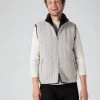 Men's Dolomiti Cable Fur Gilet Fumo Grey