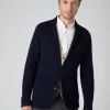 Men's Marlborough Fine Gauge Cashmere Jacket Navy Blue -Cozy Fashion Shop AW22 NPG000460B NVY 1