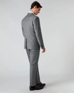 007 Woven 3 Piece Suit Grey -Cozy Fashion Shop AW22 NPG107996JB GRY 4