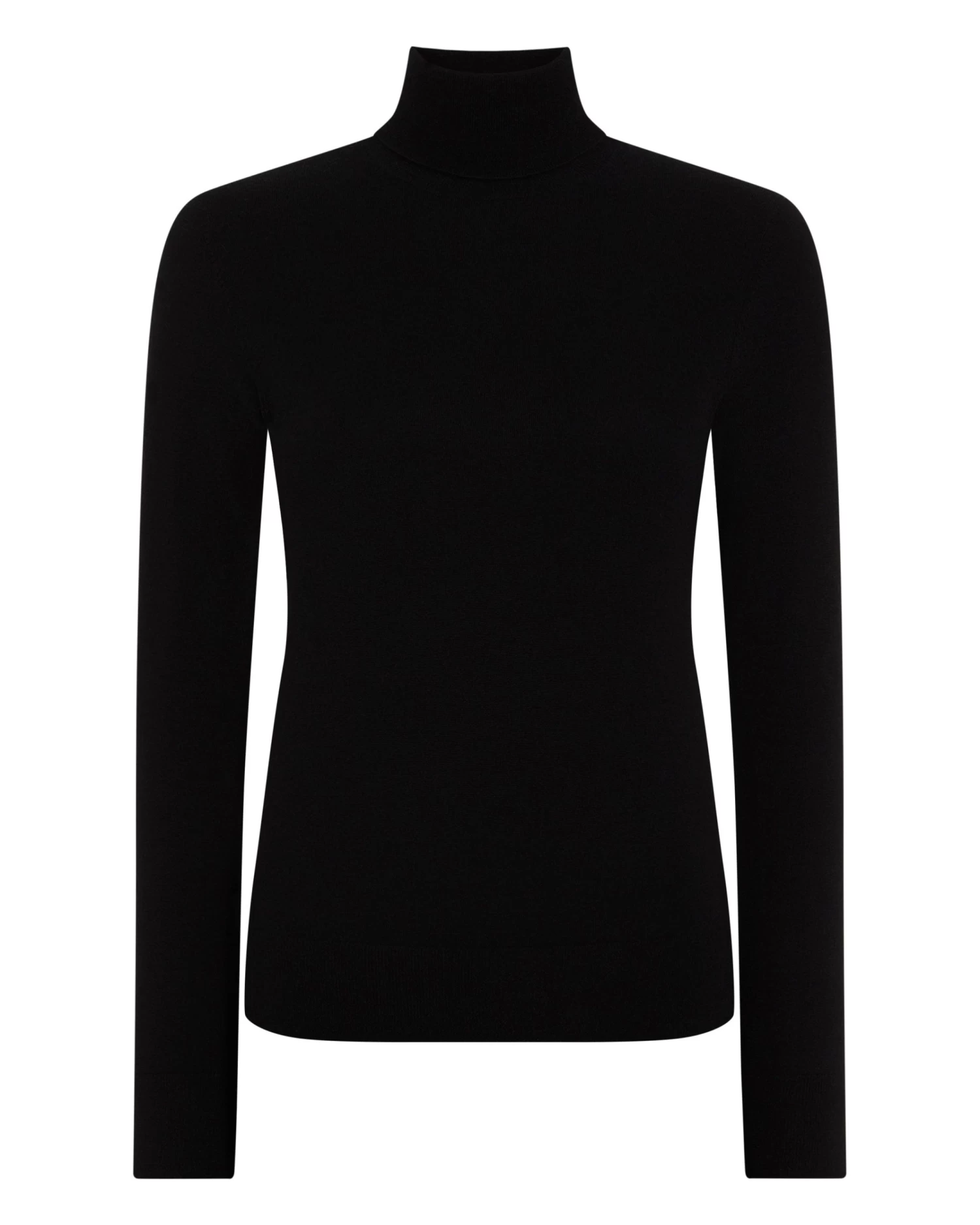 Women's Margot Superfine Cashmere Roll Neck Jumper Black 4 Women's Margot Superfine Cashmere Roll Neck Jumper Black - Image 2