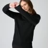 Women's Oxford Round Neck Cashmere Jumper Black 1 Women's Oxford Round Neck Cashmere Jumper Black -Cozy Fashion Shop AW23 NPG000132R B50 1 83a9ab09 58f3 4c30 94fb 283dc67f6b97