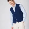 Men's Chelsea Cashmere Waistcoat French Blue -Cozy Fashion Shop AW23 NPG000221 F71 1