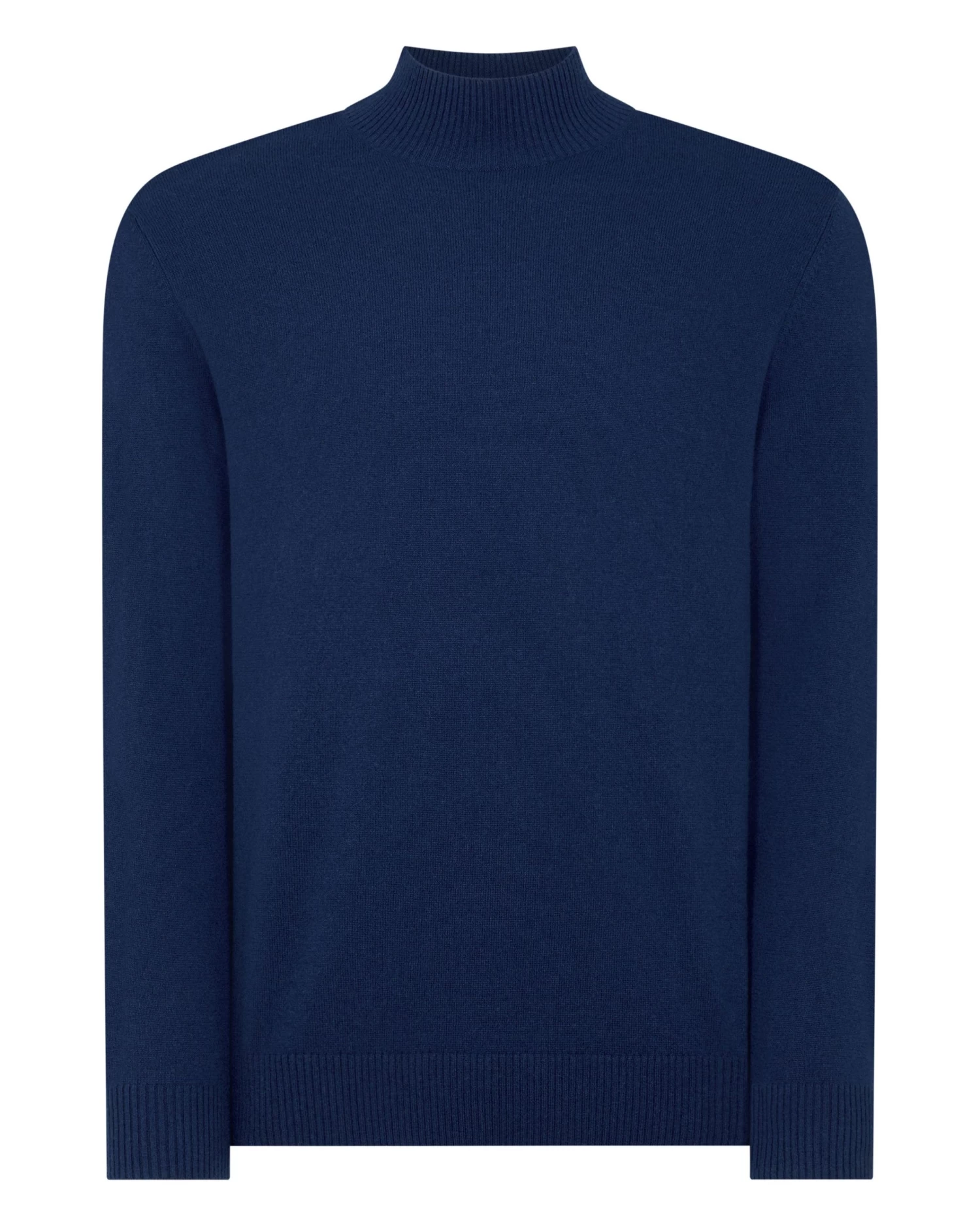 Men's Turtle Neck Cashmere Jumper French Blue 4 Men's Turtle Neck Cashmere Jumper French Blue - Image 2