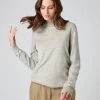 Women's Covent Fine Gauge Cashmere Round Neck Jumper Fumo Grey -Cozy Fashion Shop AW23 NPG000476 FUM 1 d61aae21 a8e7 4377 a2af 3382594ff0a8