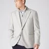 Men's Knitted Cashmere Blazer Light Grey -Cozy Fashion Shop AW23 NPG108967 LIG 5