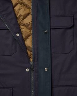 Men's Utility Jacket Navy Blue -Cozy Fashion Shop AW23 NPG108971 NVY 3