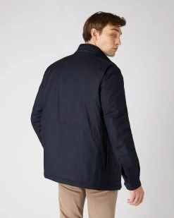 Men's Utility Jacket Navy Blue -Cozy Fashion Shop AW23 NPG108971 NVY 4