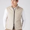 Men's Belgravia Cashmere Gilet Oatmeal Brown
