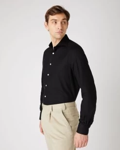 Men's Cashmere Touch Shirt Navy Blue