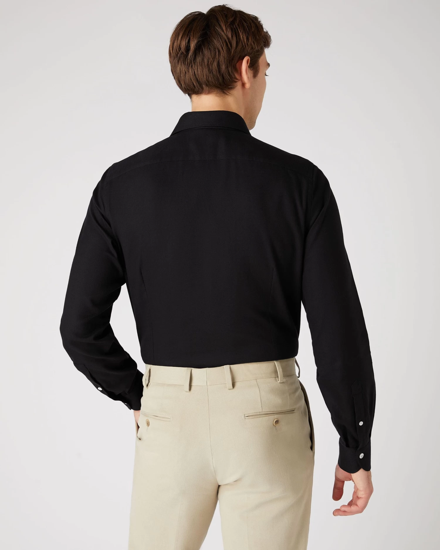 Men's Cashmere Touch Shirt Navy Blue 6 Men's Cashmere Touch Shirt Navy Blue - Image 4