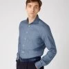 Men's Cashmere Touch Shirt Sky Blue 2 Men's Cashmere Touch Shirt Sky Blue -Cozy Fashion Shop AW23 NPG109277 SKB 1