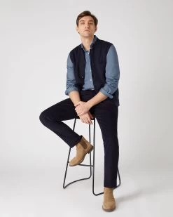 Men's Cashmere Touch Shirt Sky Blue -Cozy Fashion Shop AW23 NPG109277 SKB 3