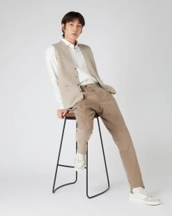 Men's Cashmere Touch Shirt White 9 Men's Cashmere Touch Shirt White -Cozy Fashion Shop AW23 NPG109277 WHT 3