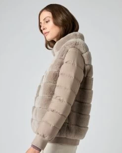 Women's Eva Detachable Sleeve Gilet Mid Grey -Cozy Fashion Shop AW23 NPW002244B MGY 5 add