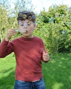 Boys Round Neck Cashmere Jumper Brick Red -Cozy Fashion Shop DSC 7763