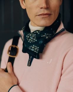 The Jockey Club Men's Half Zip Cashmere Jumper Flamingo Pink 15 The Jockey Club Men's Half Zip Cashmere Jumper Flamingo Pink -Cozy Fashion Shop NPeal SS24 6 245 R 2