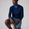 Men's Conduit Fine Gauge Cashmere Jumper French Blue