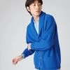 Men's Kensington Cashmere Cardigan Sonic Blue 2 Men's Kensington Cashmere Cardigan Sonic Blue -Cozy Fashion Shop SS24 NPG000116 SON 1
