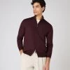 Men's Hyde Fine Gauge Cashmere Full Zip Jumper Clove Brown
