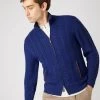 Men's Richmond Cable Cashmere Cardigan Sapphire Blue -Cozy Fashion Shop SS24 NPG000223 S63 1