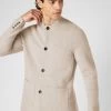 Men's Grosvenor Milano Cashmere Jacket Oatmeal Brown