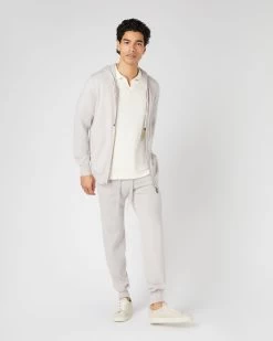 Men's Brompton Cashmere Jogger Pebble Grey