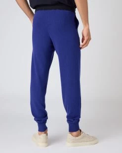 Men's Brompton Cashmere Jogger Sapphire Blue -Cozy Fashion Shop SS24 NPG000446 S62 4